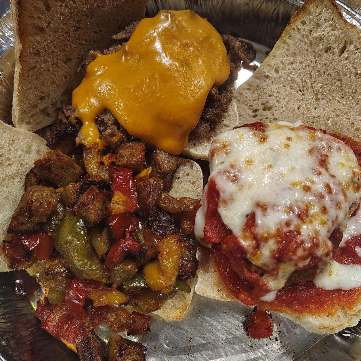 Cheesesteak Slider.