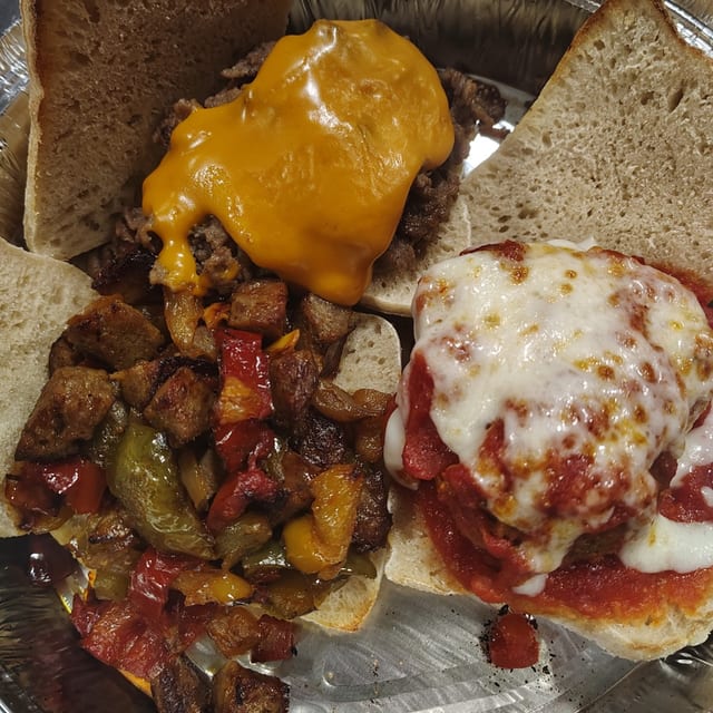 Cheesesteak Slider.