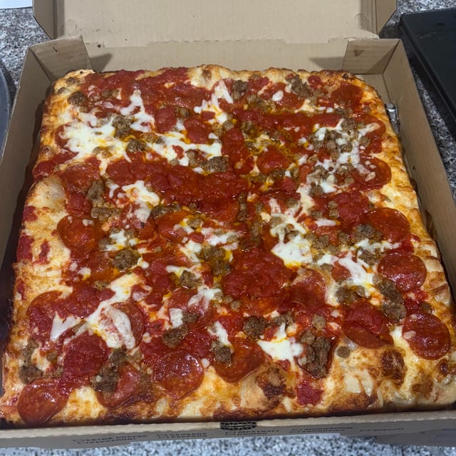 Grandma Sicilian Pizza.