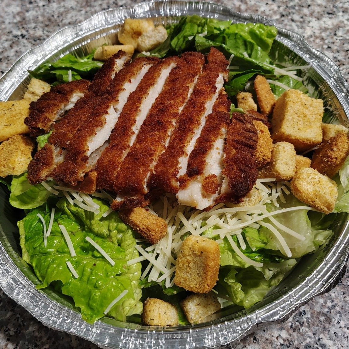 Chicken Caesar Salad.
