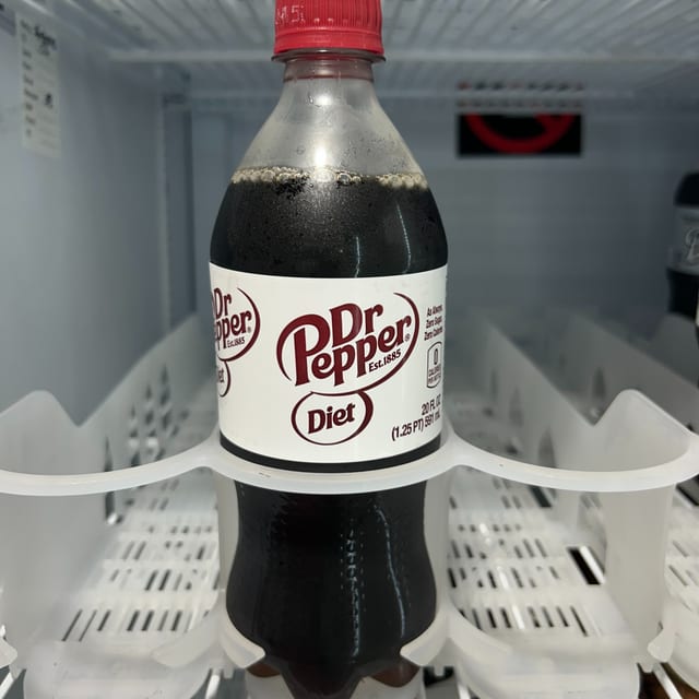Diet Dr Pepper.