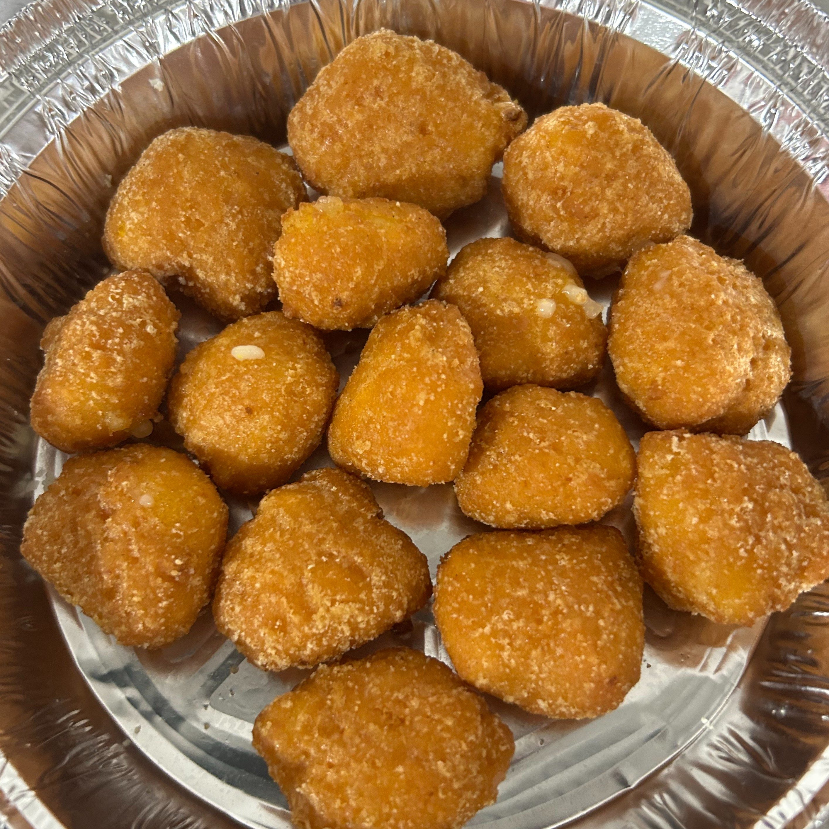 Battered Sweet Corn Nuggets.