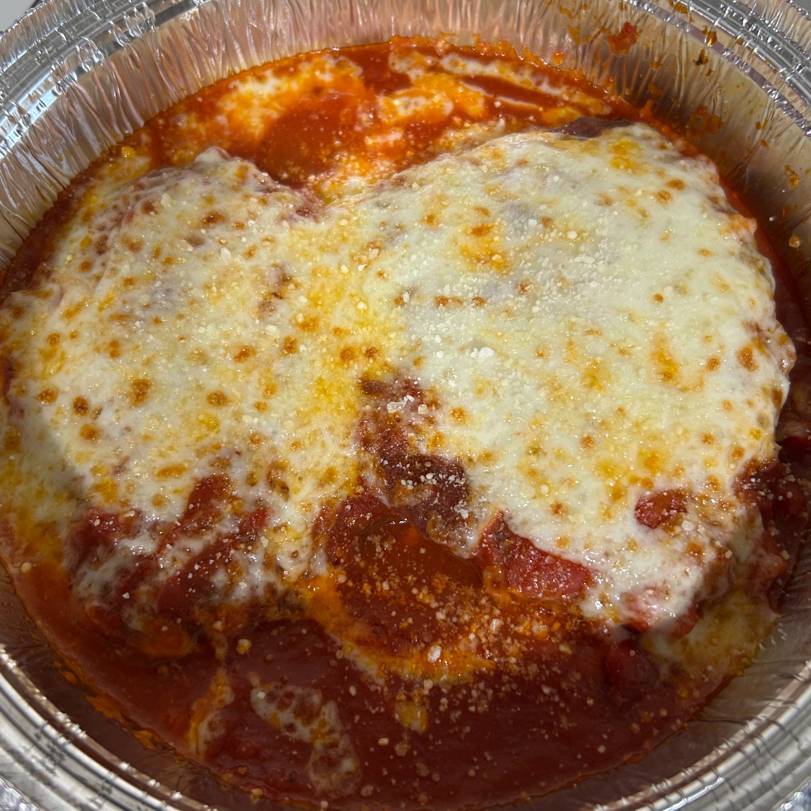 Chicken Parmigiana.