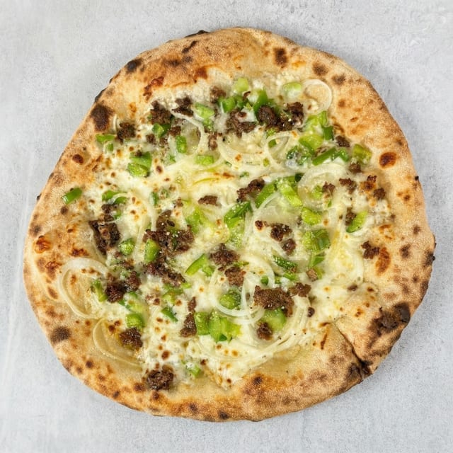 Cheesesteak Pizza.