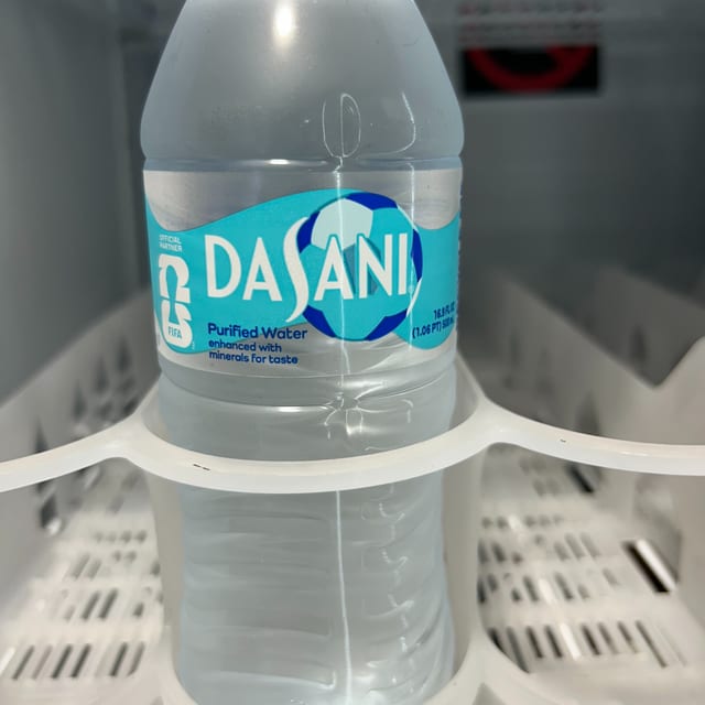 Dasani Water.
