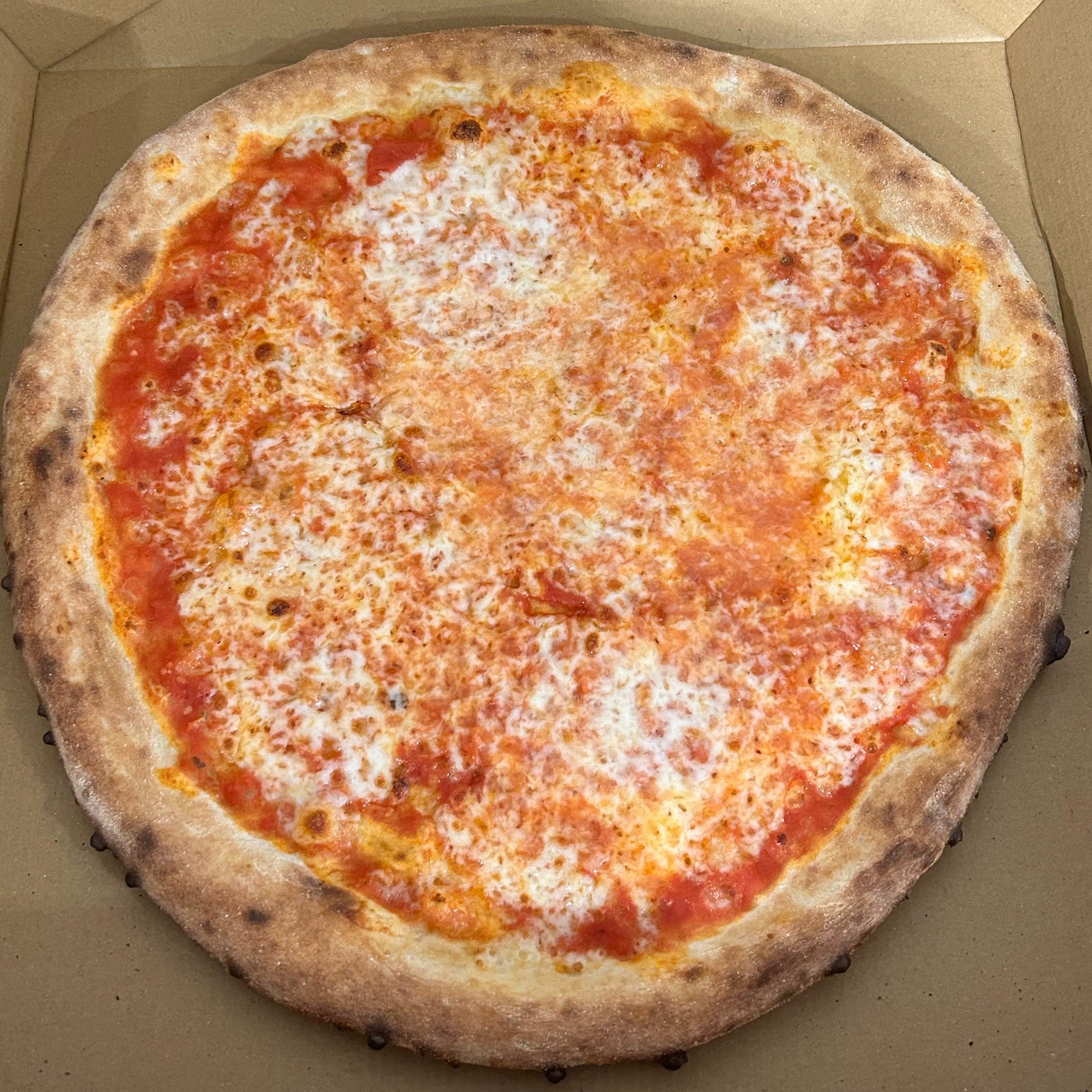 Traditional Cheese Pizza.