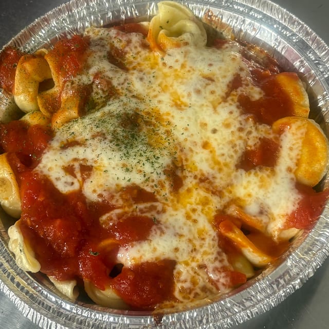 Meat Tortellini with Homemade Marinara.