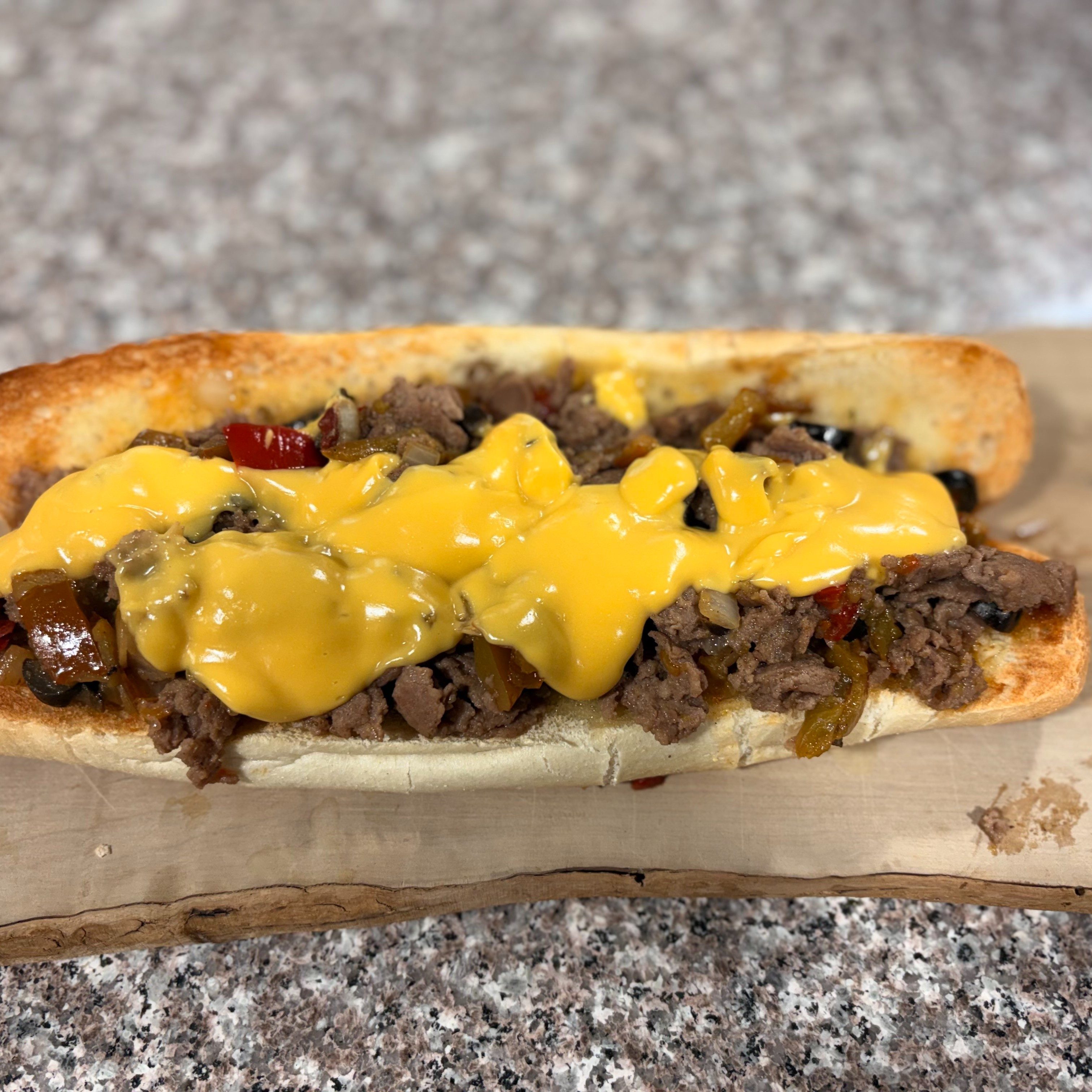 Philly Cheesesteak Sub.