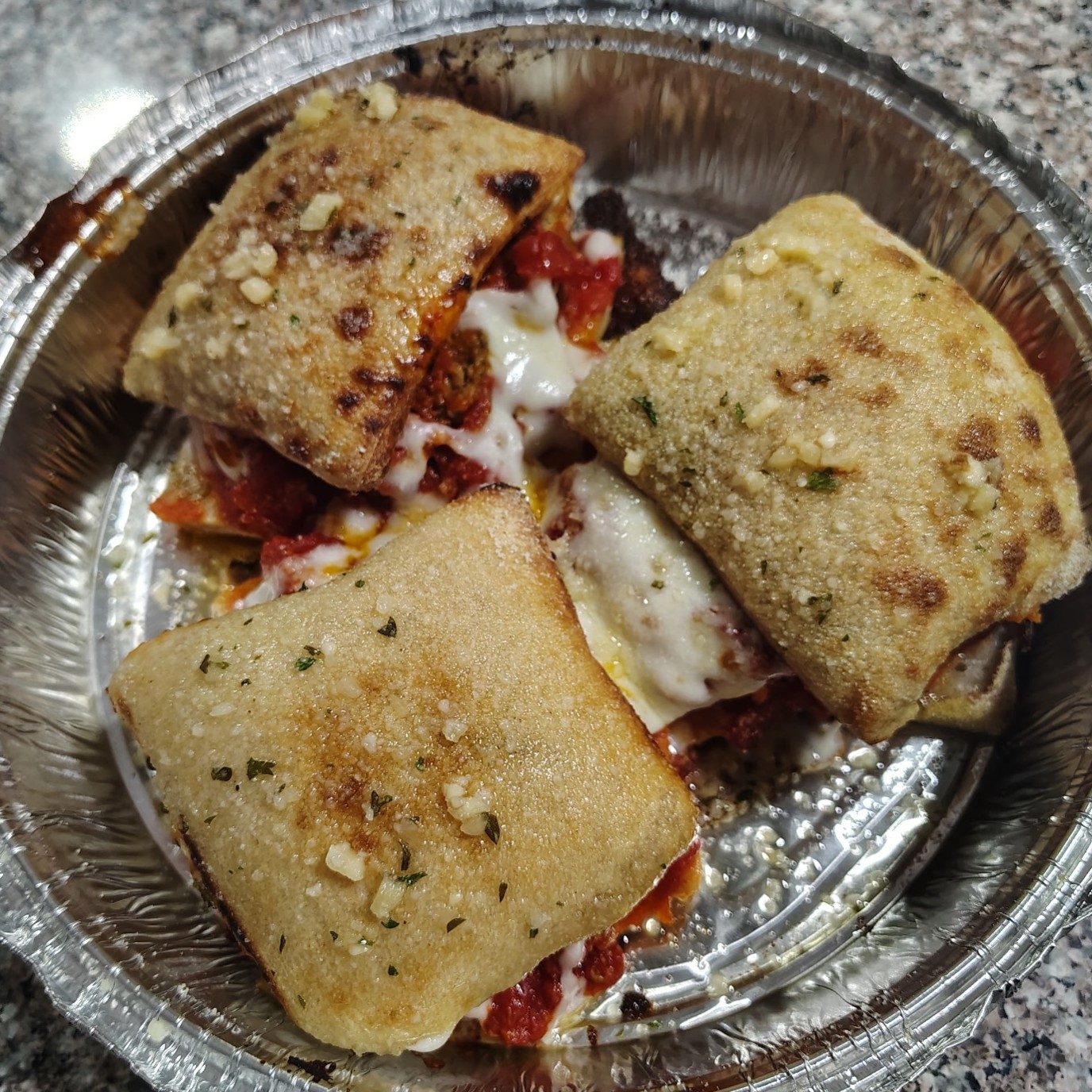 Meatball Parm Slider.