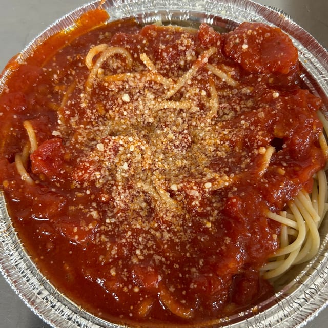 Pasta with Homemade Marinara.