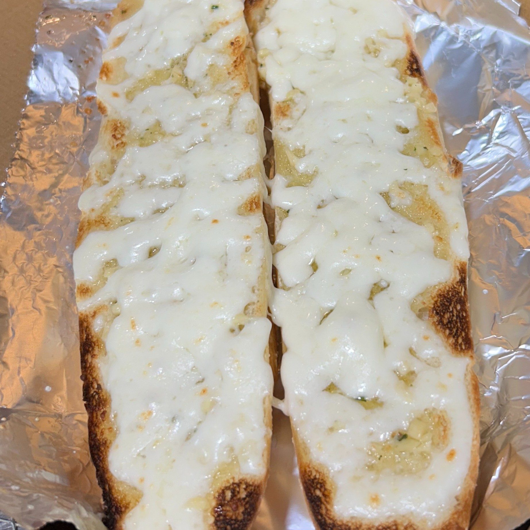 Cheesy Garlic Bread.