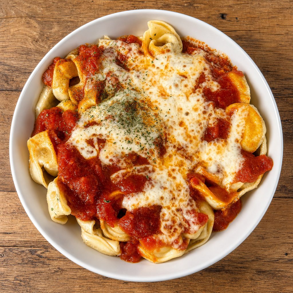 Meat Tortellini with Homemade Marinara.