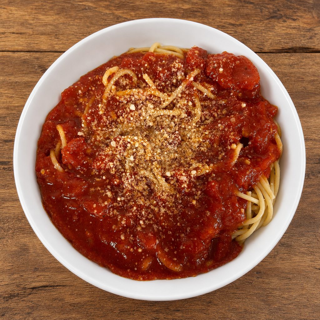 Pasta with Homemade Marinara.