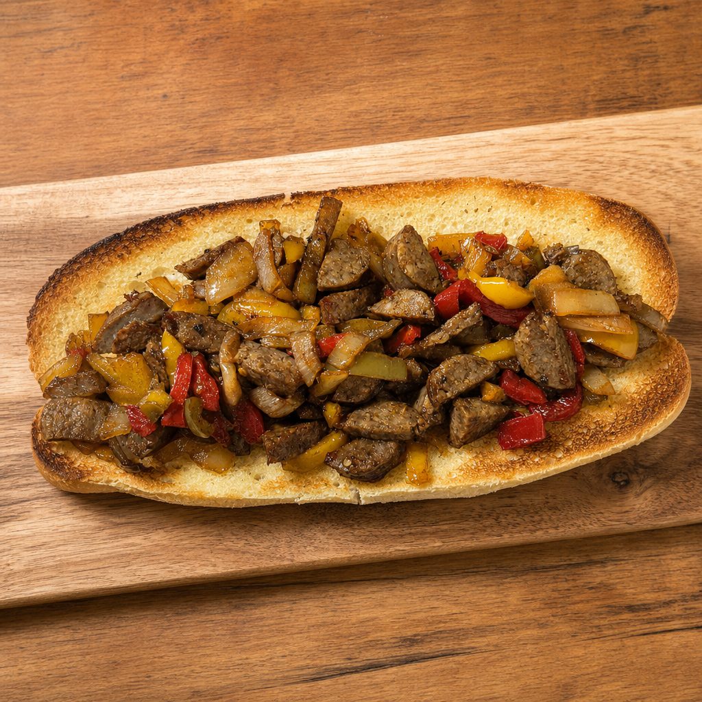 Sausage & Peppers Sub.