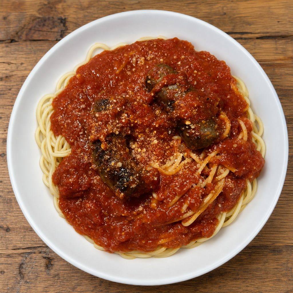 Pasta with Sausage.