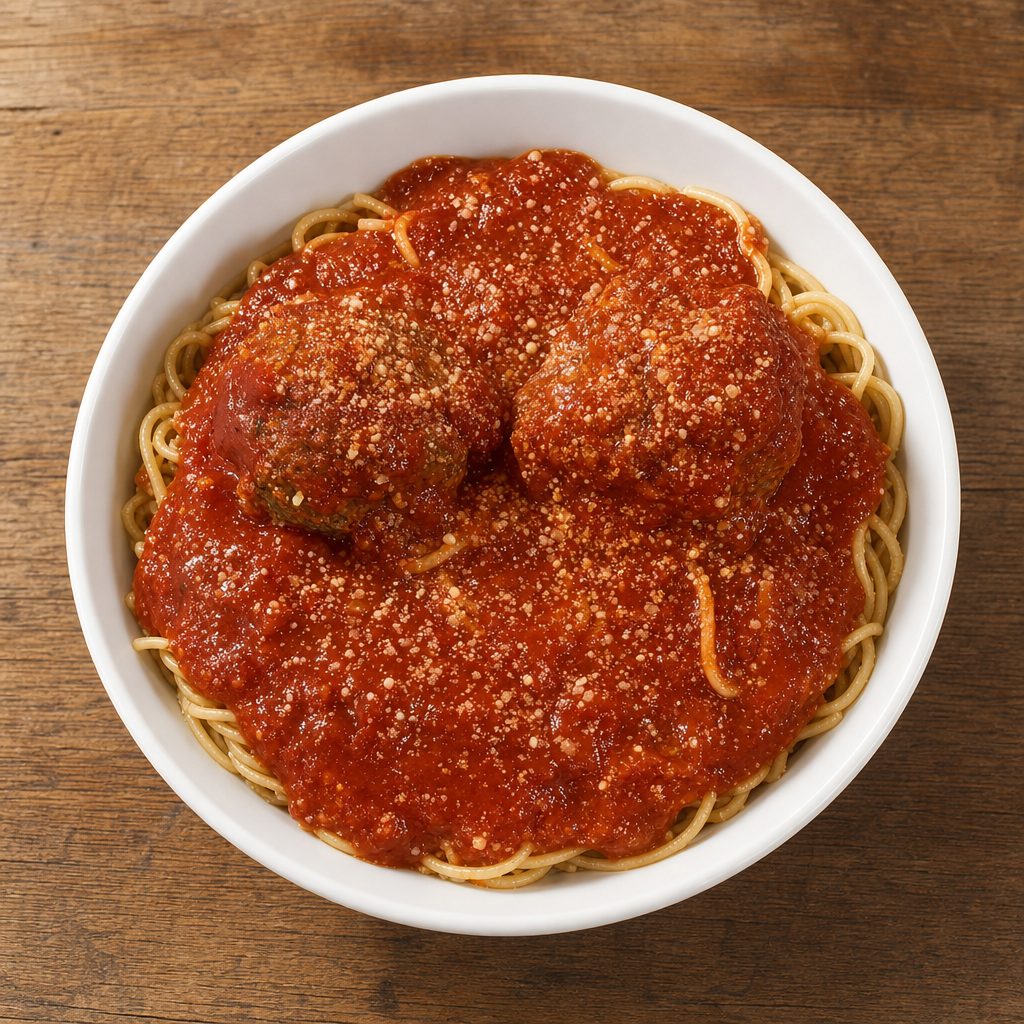 Pasta with Meatballs.