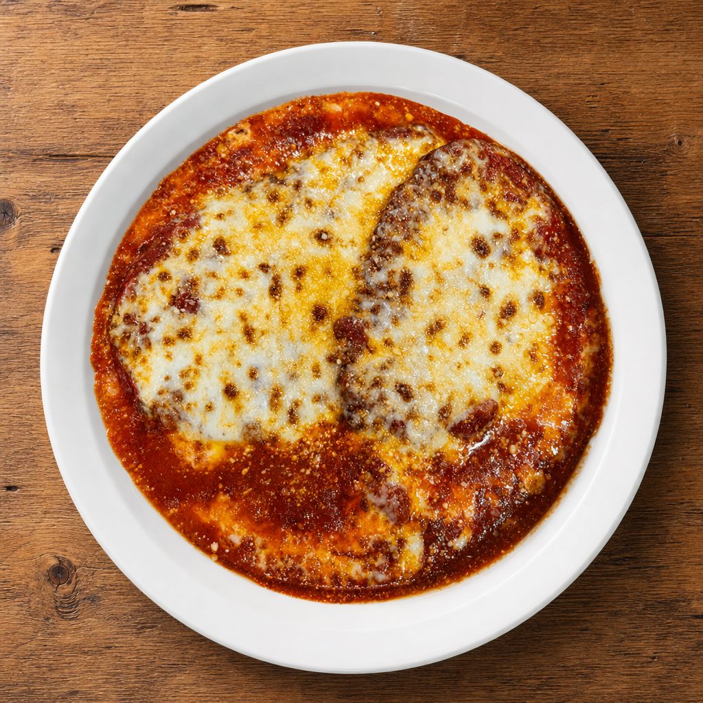 Eggplant Parmigiana.