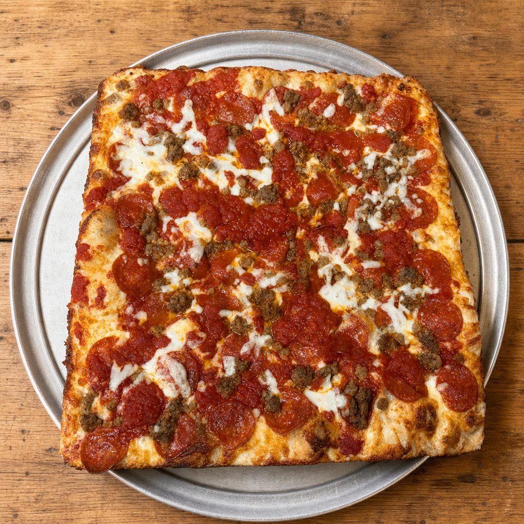 Grandma Sicilian Pizza.