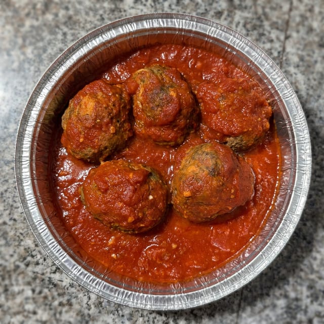 Homemade Meatballs.