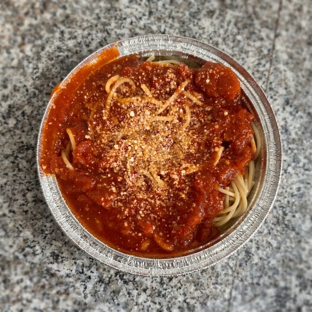 Pasta with Homemade Marinara.