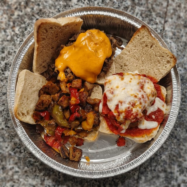 Cheesesteak Slider.