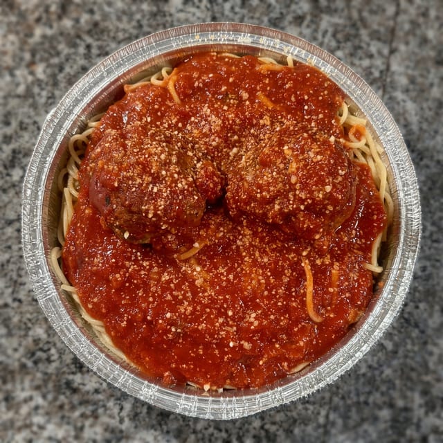 Pasta with Meatballs.