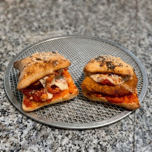 Eggplant Parm Slider.
