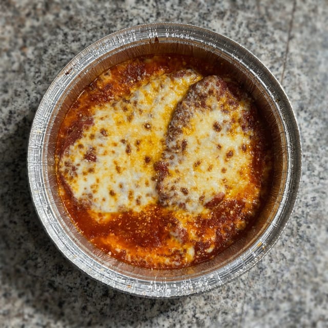 Eggplant Parmigiana.