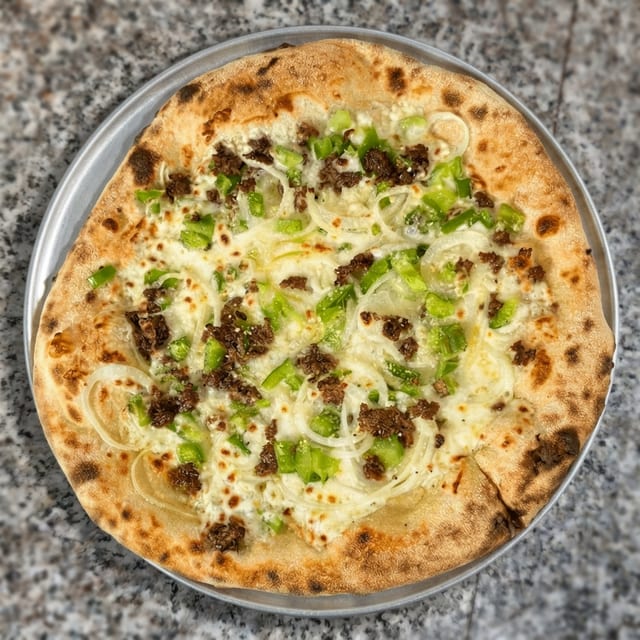 Cheesesteak Pizza.