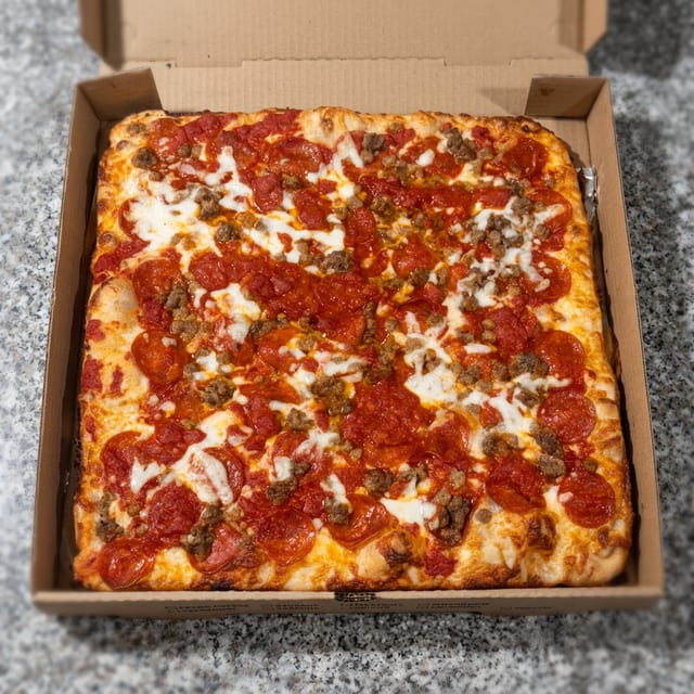 Grandma Sicilian Pizza.
